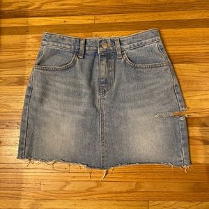 Oak+Fort mini denim skirt